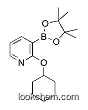 Molecular Structure of 1073354-43-4 (2-(Cyclohexyloxy)-3-(4,4,5,5-tetramethyl-1,3,2-dioxaborolan-2-yl)pyridine)